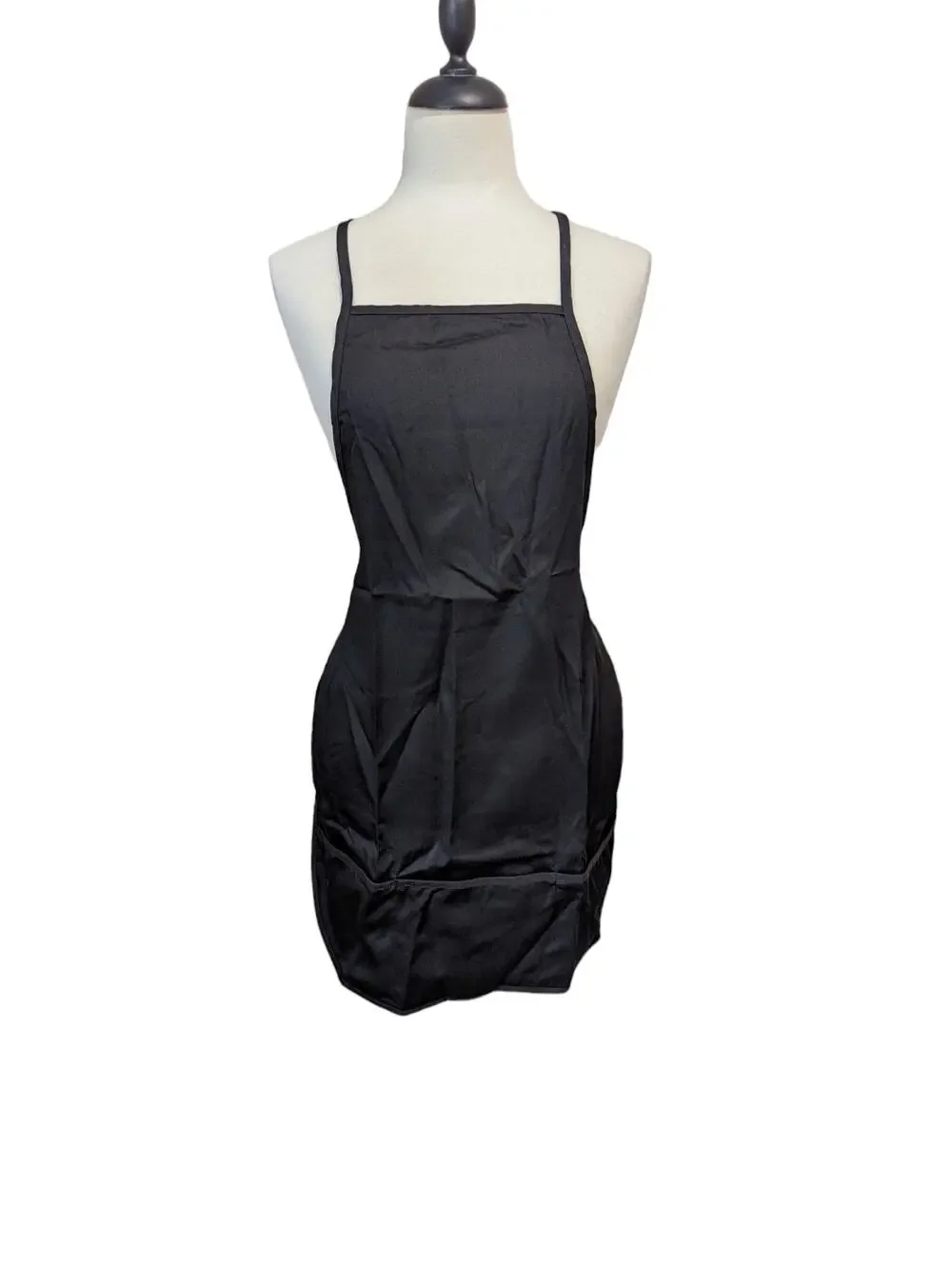 New Set of 4 Childs Apron with Pockets Black